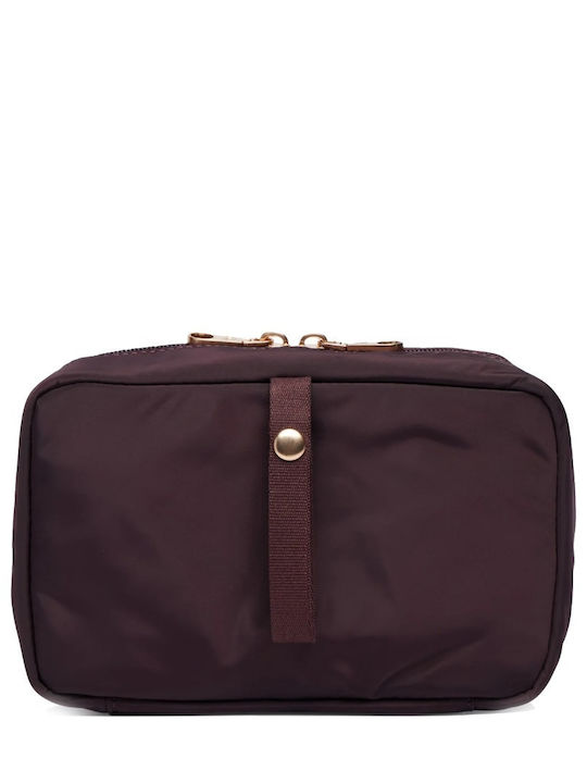 Чанта W Calvin Klein Nylon Mix Cosmetic Pouch Fudge