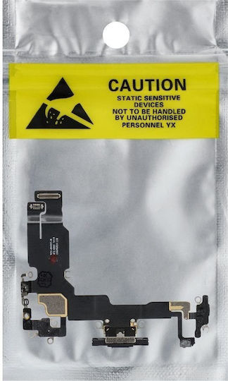 Charging Flex Usb Iphone 15 Black Pulled Oem
