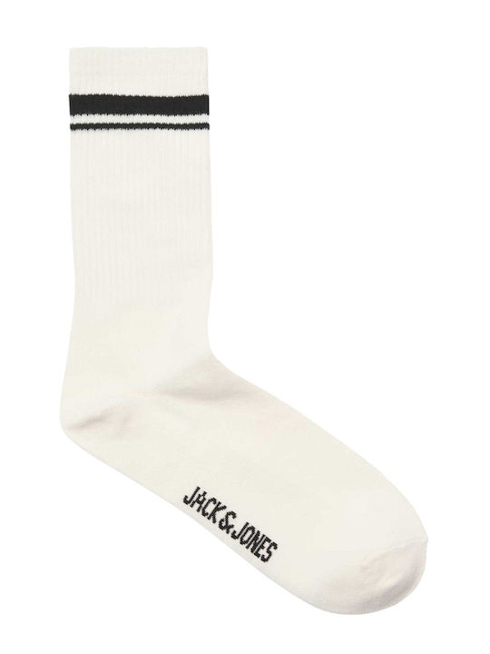 Jack & Jones Ανδρικές Κάλτσες Antique Wht Blk Multi 3Pack