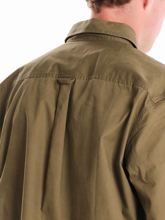 Long Sleeve Shirt in Regular Fit Beige