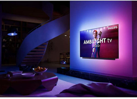 Philips Smart Τηλεόραση 55" 4K UHD LED Ambilight (2026) 55OLED911/12