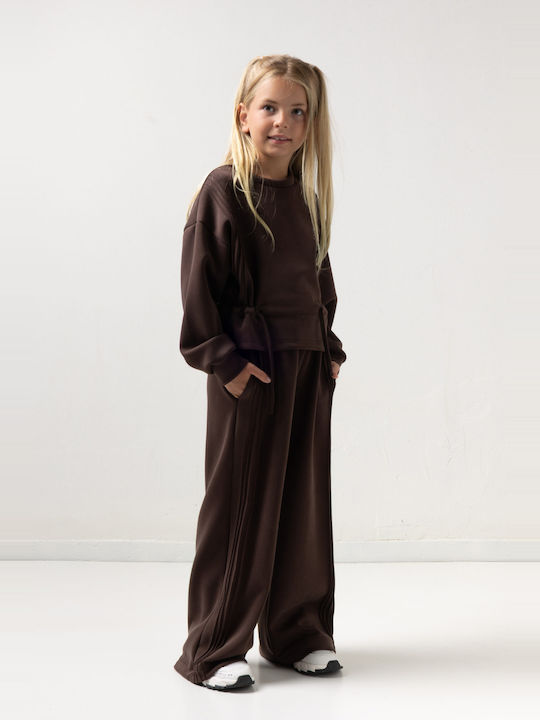 Kids Set with Pants Winter 2 Pieces Brown
