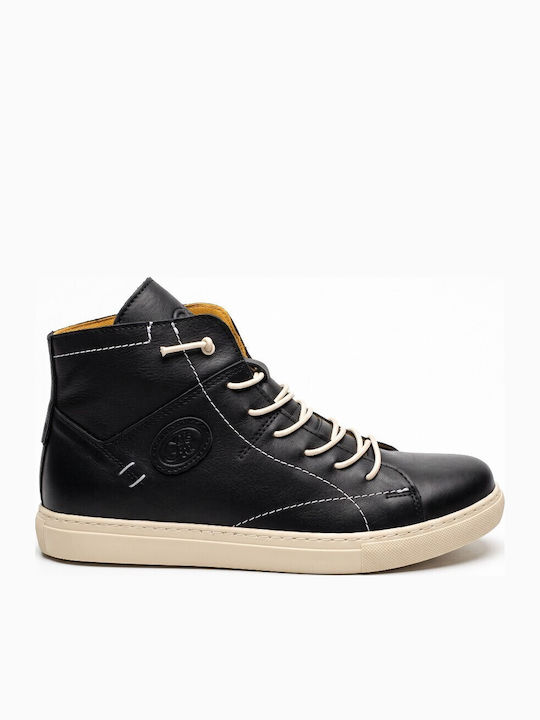 Leather Women's Ankle Boots Black