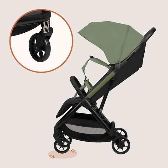 Lionelo Julie Air Reversible Baby Stroller Suitable from 6+ Months Green Sage