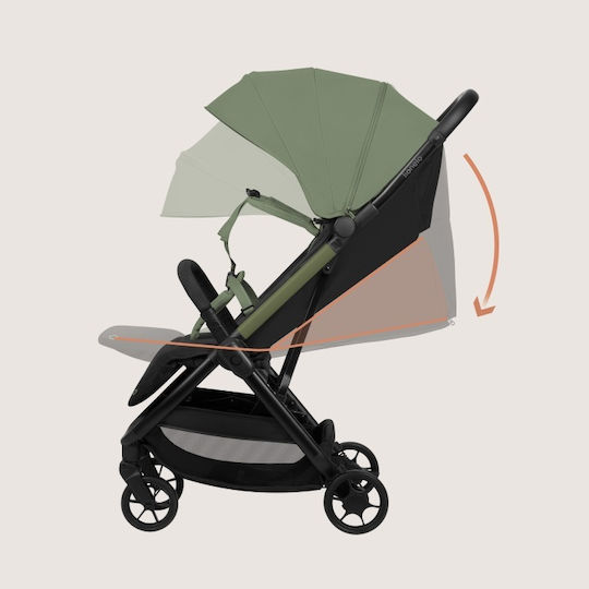 Lionelo Julie Air Reversible Baby Stroller Suitable from 6+ Months Green Sage