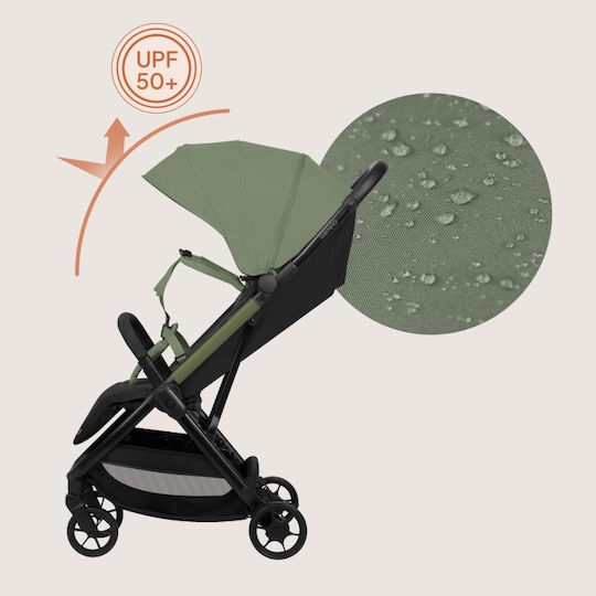Lionelo Julie Air Reversible Baby Stroller Suitable from 6+ Months Green Sage