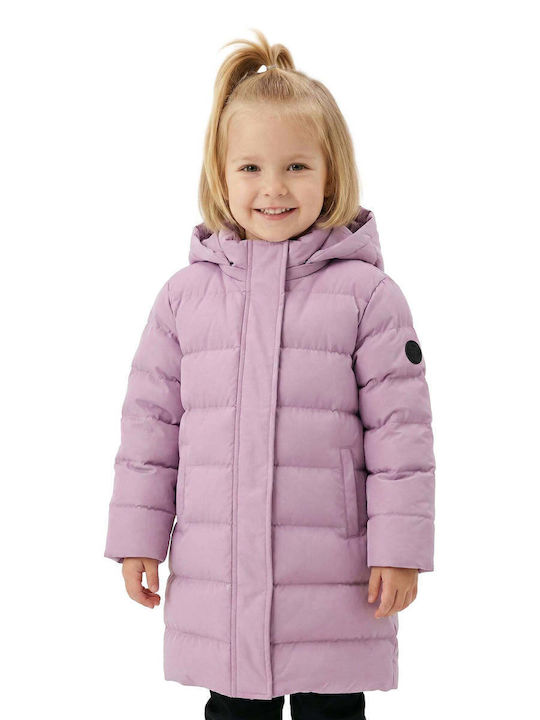 Love Kids Casual Jacket Short with Hood Lilac