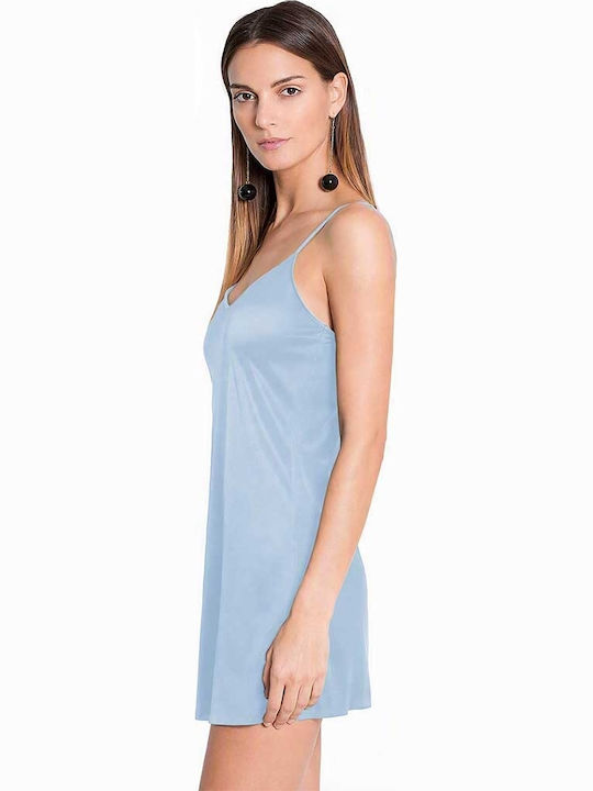 Luna Summer Women's Nightgown Pale Sky Blue