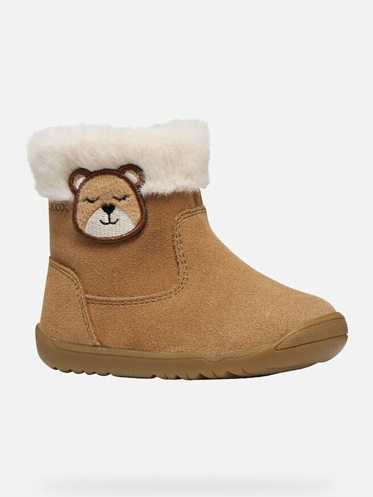 B Macchia Suede Детски боти с цип тауп