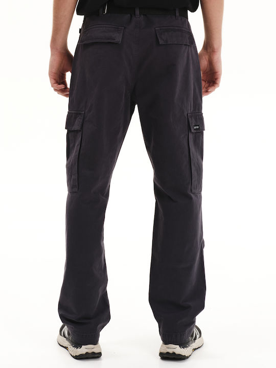 Herrenhose Cargo Entspannte Passform Grau