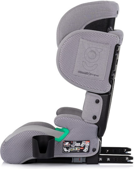 Chipolino Go N Grow Scaun de Mașină pentru Copii Booster i-Size cu Isofix Platinum