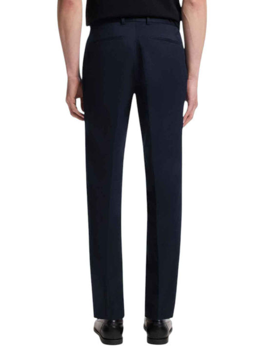 Boss Pantaloni Barbati Elastici Slim Fit Albastru Inchis