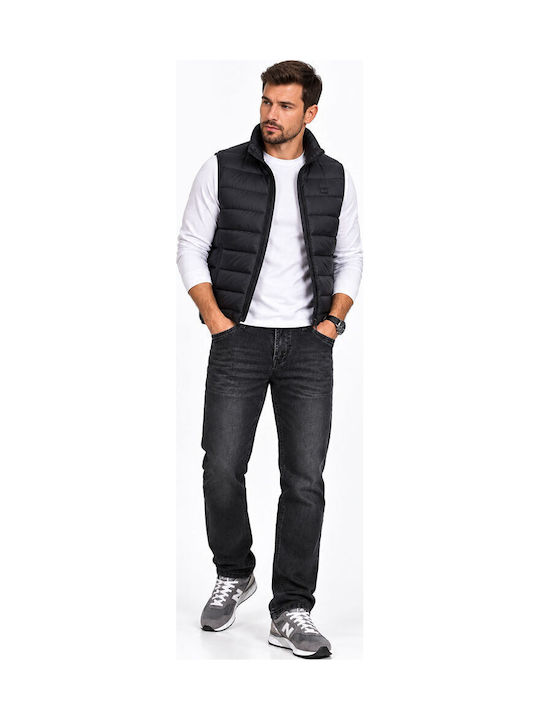 Men's Jeans Pants Relaxed Straight Fit Black