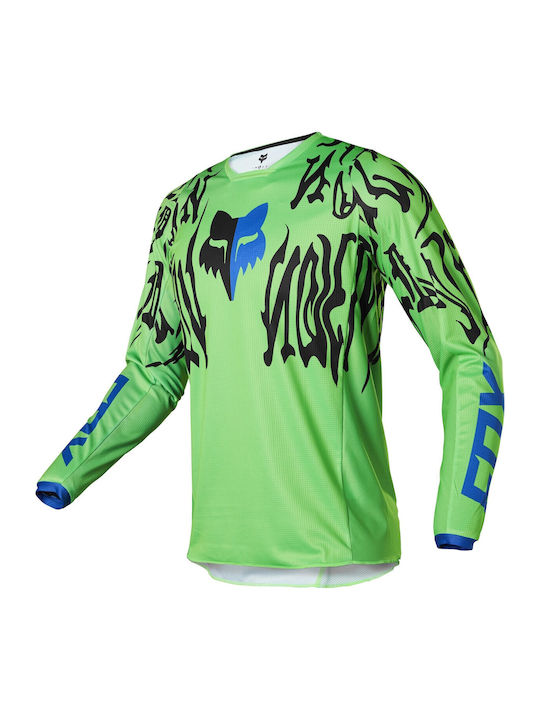 Fox 180 Peril Tricou De Motocross Pentru Bărbați Mânecă Lungă Culoare Verde