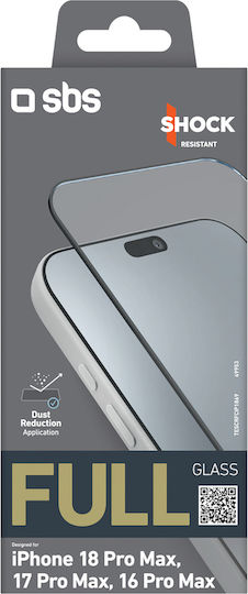 Sbs Full Glass Tempered Glass Iphone 18 Pro Max 17 Pro Max 16 Pro Max Tescrfcip1869