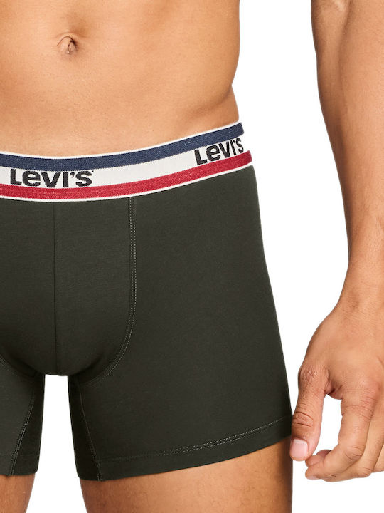Men's Boxers Khaki/Black 4Pack