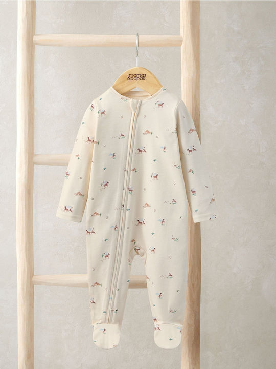 Mamas & Papas Onesie Off White