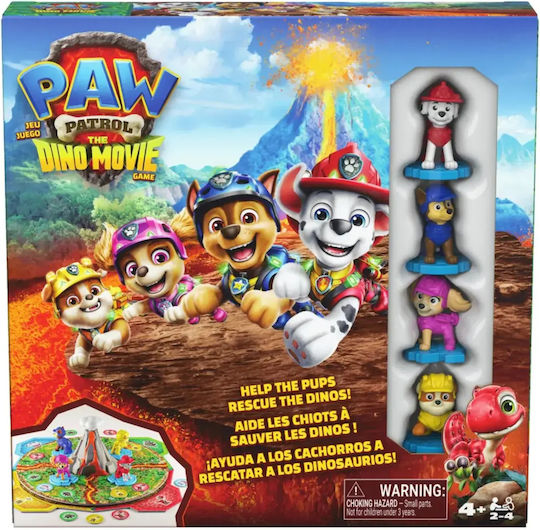 Επιτραπέζιο Παιχνίδι Paw Patrol The Dino Movie για 2-4 Παίκτες 4+ Ετών (EN) Spin Master