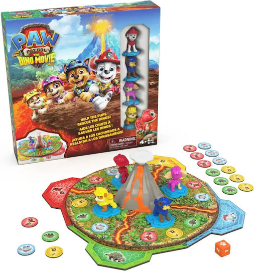 Επιτραπέζιο Παιχνίδι Paw Patrol The Dino Movie για 2-4 Παίκτες 4+ Ετών (EN) Spin Master