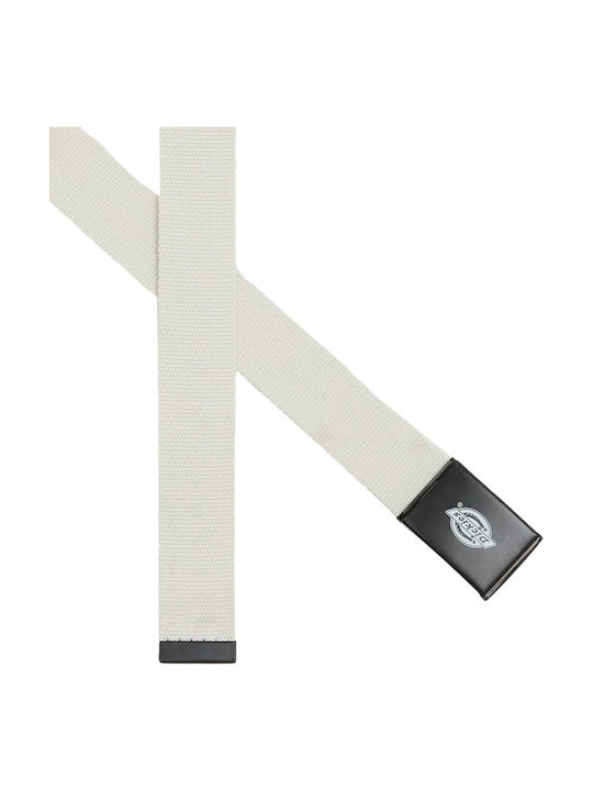 Dickies Orcutt Men's Webbing Belt White