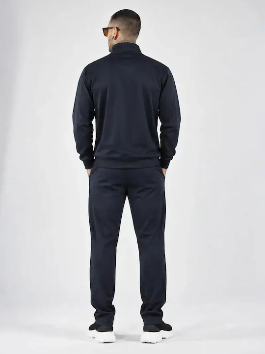 Glossy Blue Tracksuit Set
