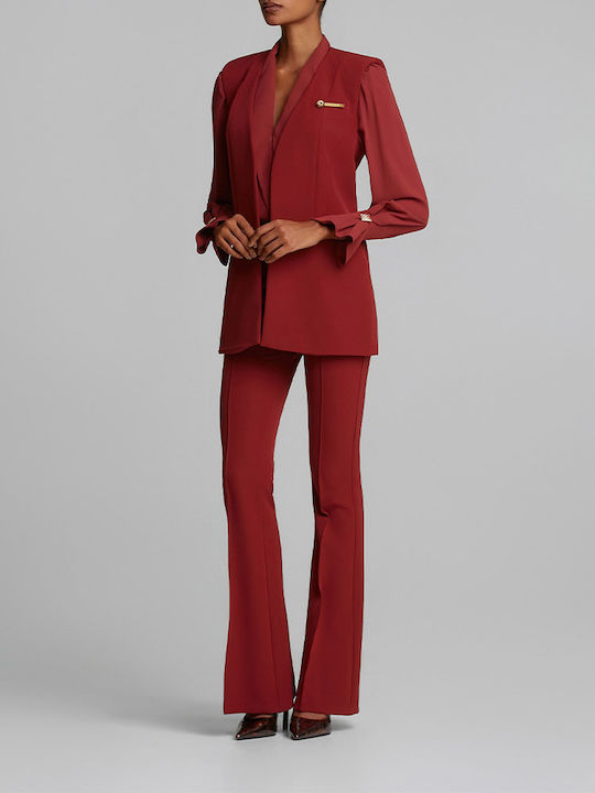 Lynne Damen Tailliertes Blazer Rot