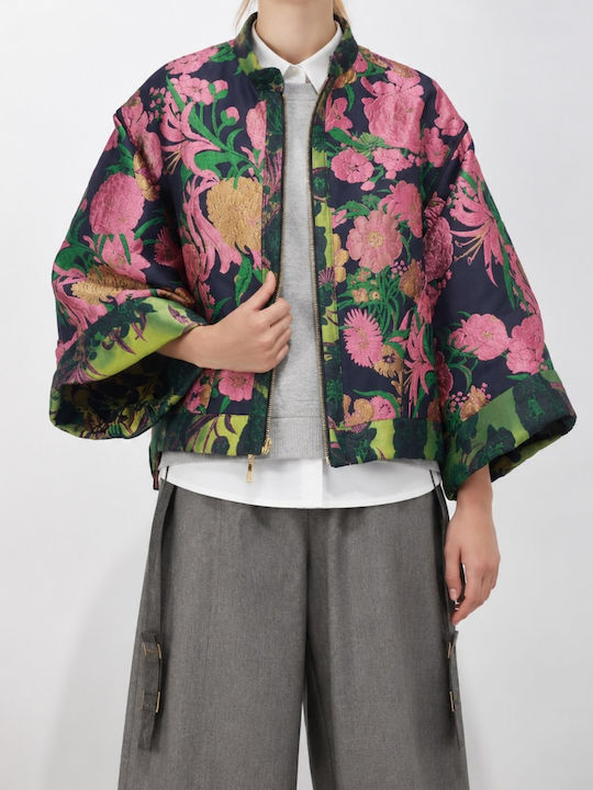 Psophia Short Women's Blazer Floral Psophia Short Women's Blazer Floral