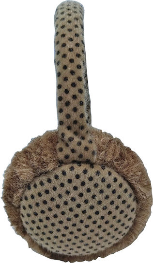 Unisex Gehörschutz mit Kopfhörern Strick in Braun Farbe