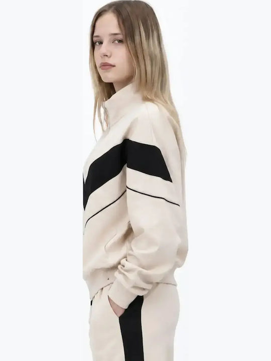 Kids Cotton Cardigan Beige