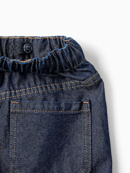 Pantaloni din denim pentru copii Albastru marin