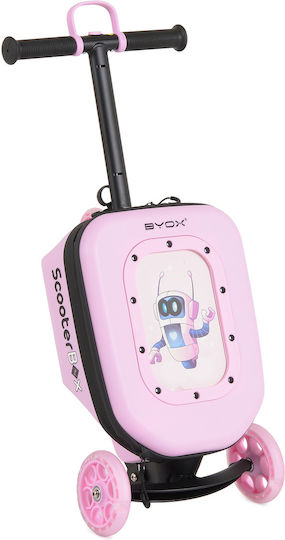 Byox Детска Тротинетка 2in1 ScooterBox с Три Колела за 2+ Годишни Розова