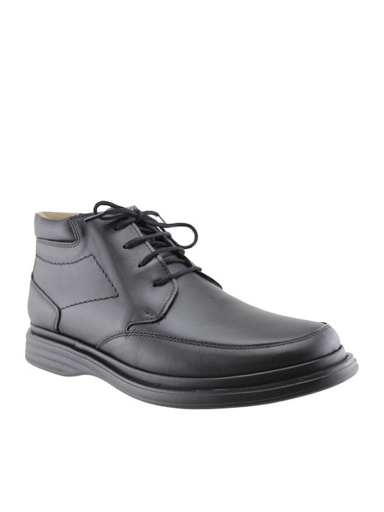 Deri Anatomisch Herrenstiefel Schwarz
