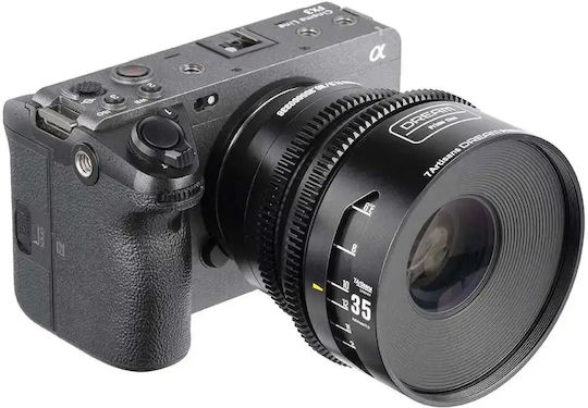 7artisans Full Frame Camera Lens Dream Cine 35mm T1.5 E Wide Angle for Sony E Mount Black