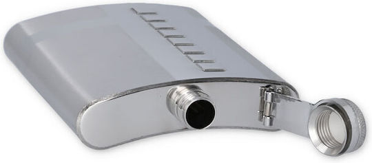 Hip Flask Фласкa за Пиене Chrome Mat Cross F3132 240ml