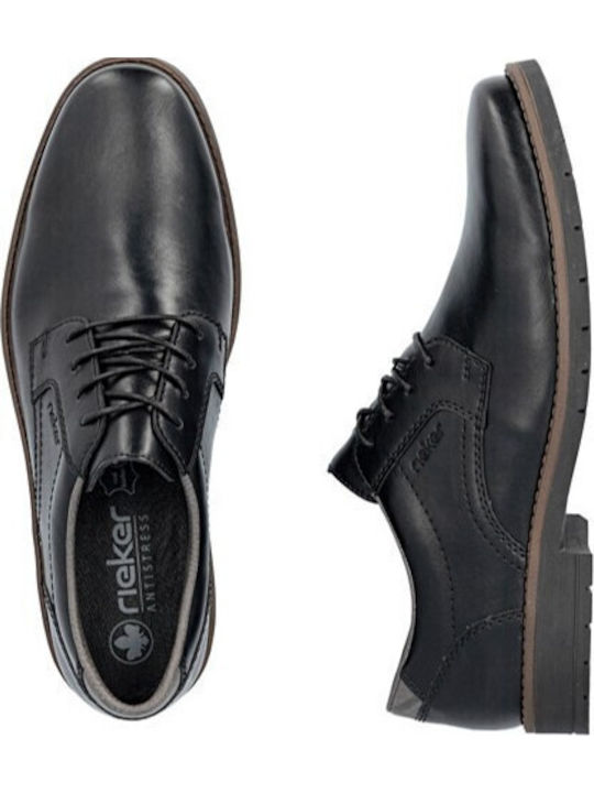 Leather Men's Casual Black Shoes