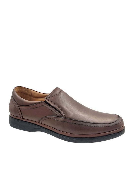 Leather Men's Casual Anatomic Tabac Brown Shoes