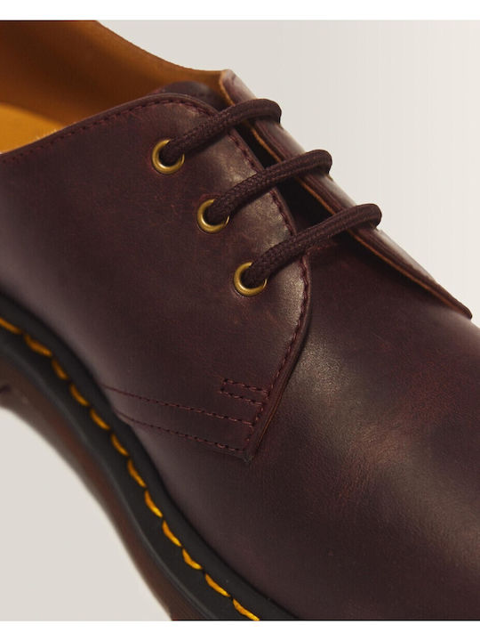 1461 3 Eye Leather Men's Casual Shoes Brown