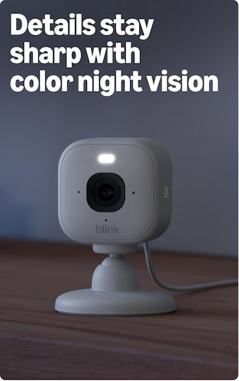 Blink Mini 2K+ 2 Drahtlose Kameras Kameraüberwachungssystem mit Bildschirm