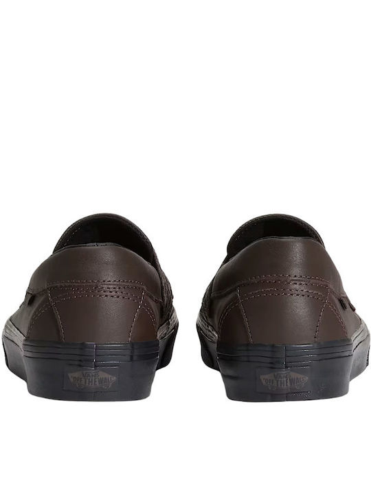 Leather Men's Loafers in Brown Colour