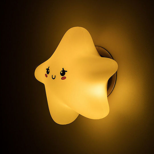 Rabalux Nursery Night Light LED Battery Yellow Warm