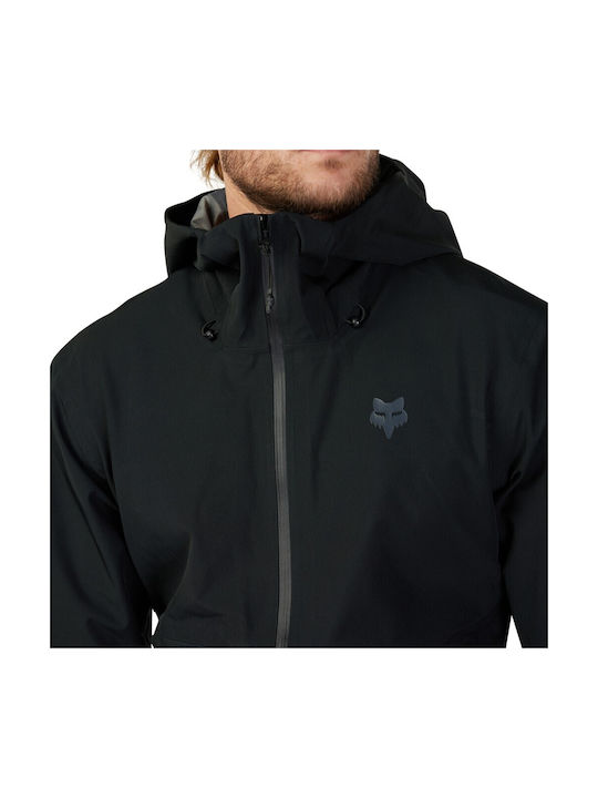 Fox Defend Men's Waterproof Cycling Windbreaker Jacket Long Sleeve Black