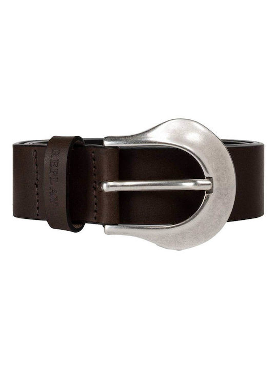 Leather Women's Belt Brown