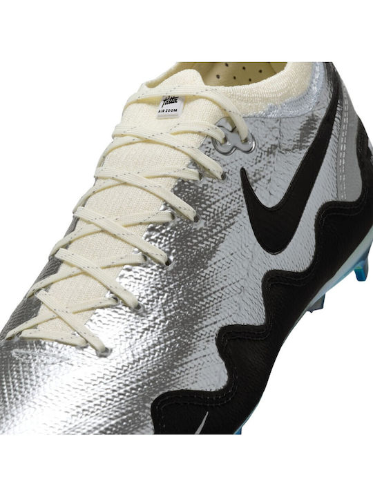 Mercurial Zoom Vapor 16 Elite X Patta FG Детски Футболни Обувки с Бутони Бели