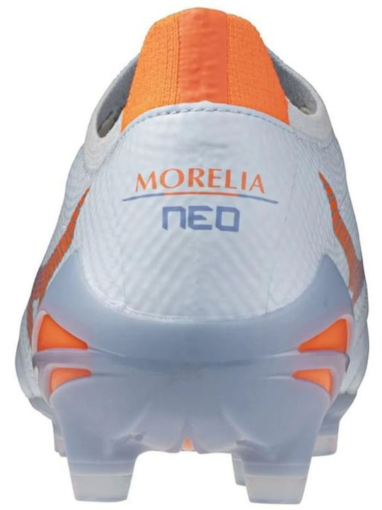 Mizuno Morelia Neo FG Ποδοσφαιρικά Παπούτσια με Τάπες Μπλε