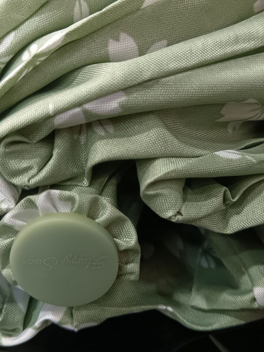 Intimonna Windproof Automatic Compact Green Umbrella