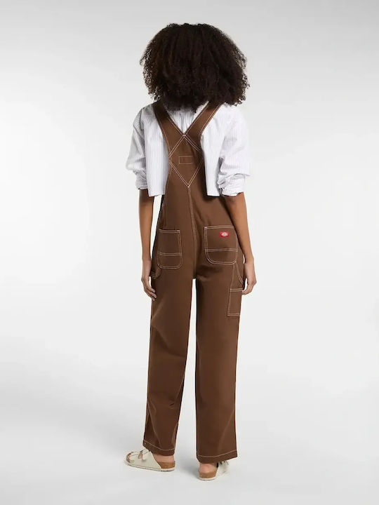 Damen Latzhose Timber Braun