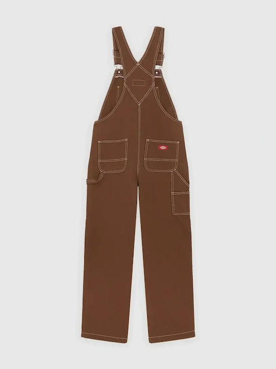 Damen Latzhose Timber Braun