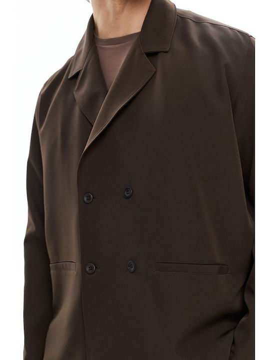 Herrenanzugsjacke Braun