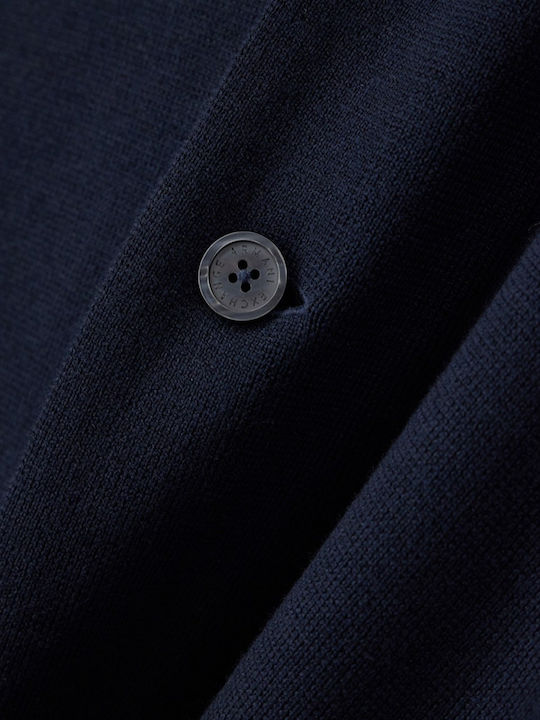 Winter Herrenanzugsjacke Marineblau