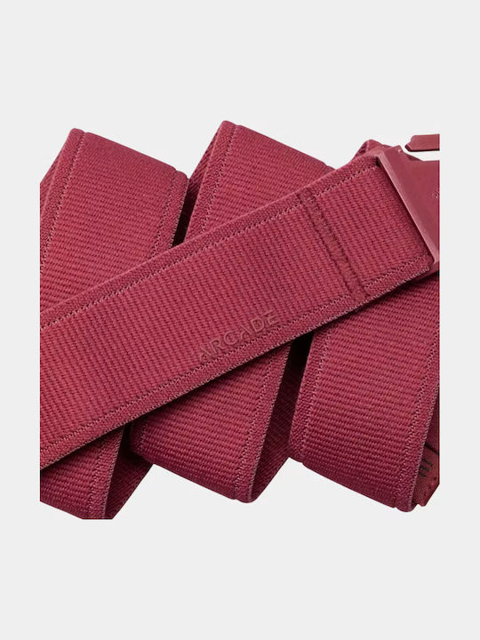 Arcade Belts Atlas Elastic Men's Knitted Red Belt Arcade Belts Atlas Elastic Men's Knitted Red Belt